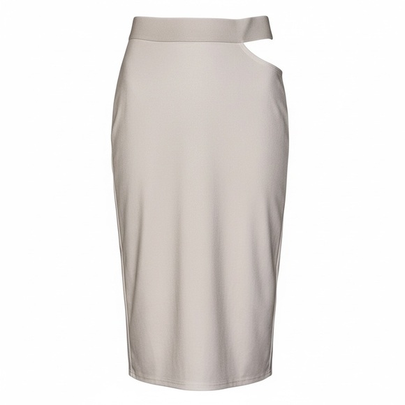 Dolls Kill Dresses & Skirts - Dolls kill white cut out maxi skirt large new without tag